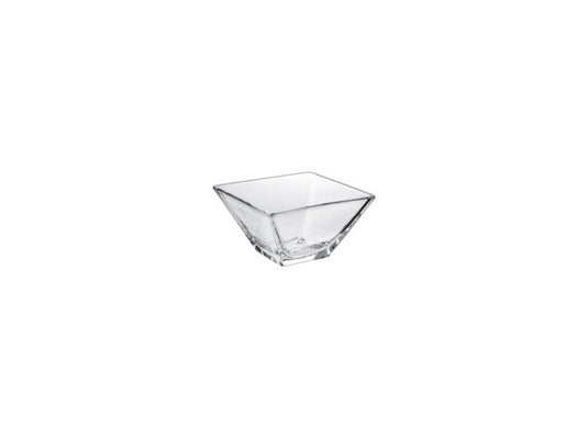 Borgonovo schaaltje glas vierkant 14cm