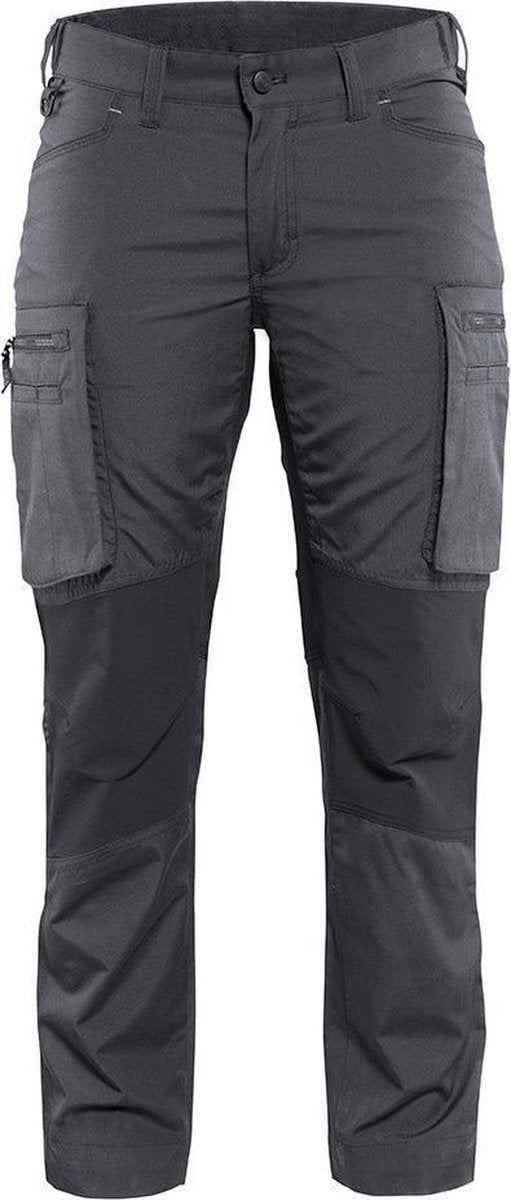 Blåkläder blaklader dames service werkbroek stretch 7159-1845 - vrouwen - donkergrijs zwart - 48