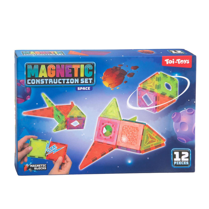Laden Sie das Bild in Galerie -Viewer, Toi-toys bouwset magneetpanelen 12-delig 3 assorti

