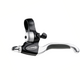 Tektro cl535f-rt v-brake remgreep met bel. links, zwart satin