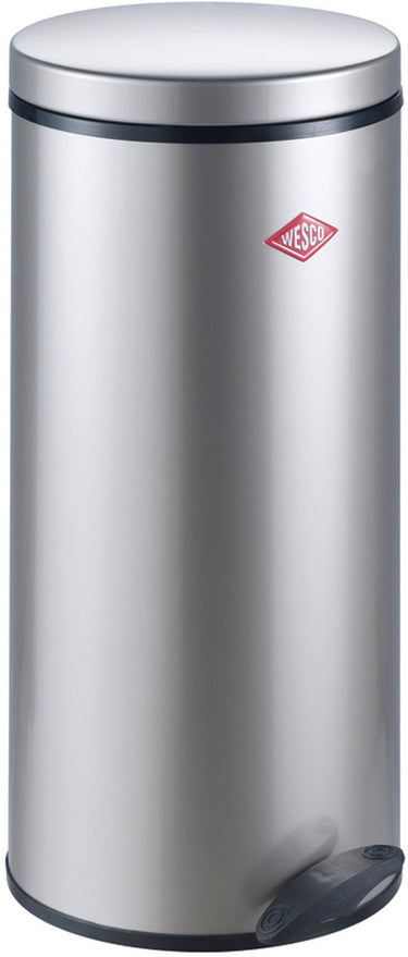 Wesco gastro 127 afvalbak | pedaalemmer | 22 liter | metaal - nieuwzilver | prullenbak - made in germany