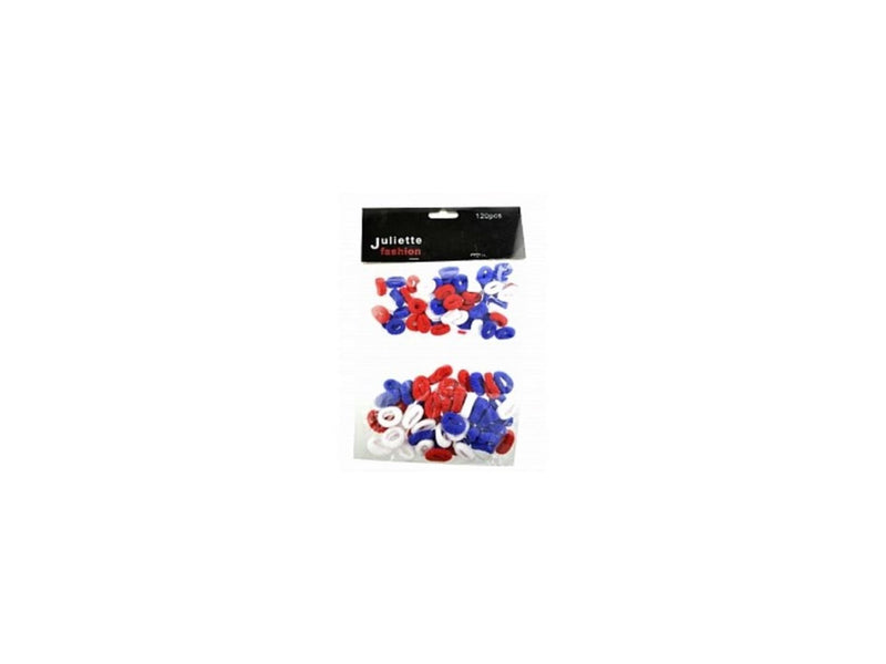 Load image into Gallery viewer, Haarelastiekjes zak a 120stuks assorti
