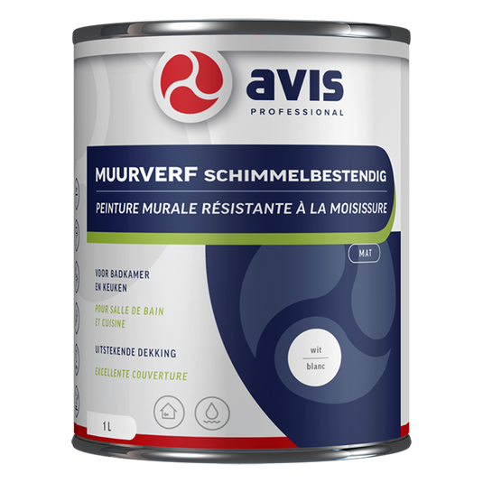 Avis professional 1074454 - avis mv schimmelb. wit mat 1lt | 1 stuks