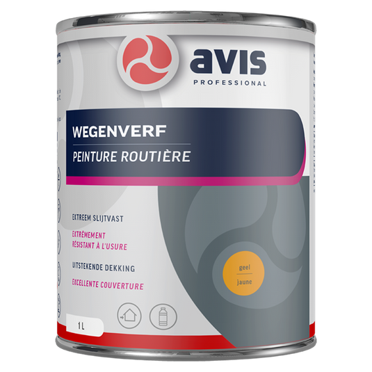 Avis professional 1074406 - avis wegenverf geel 1lt | 1 stuks