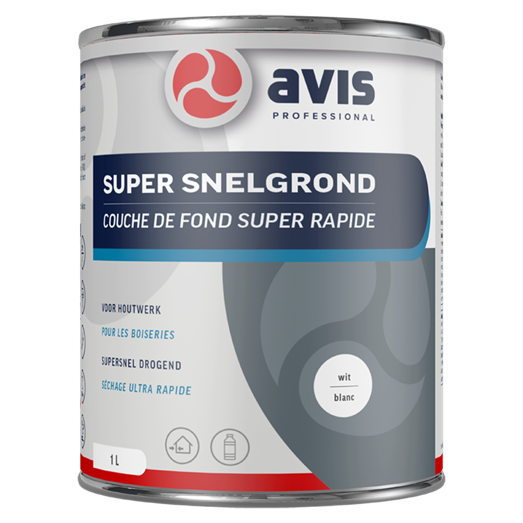 Afbeelding laden in galerijviewer, Avis professional 1074389 - avis super snelgrond wit 1lt | 1 stuks
