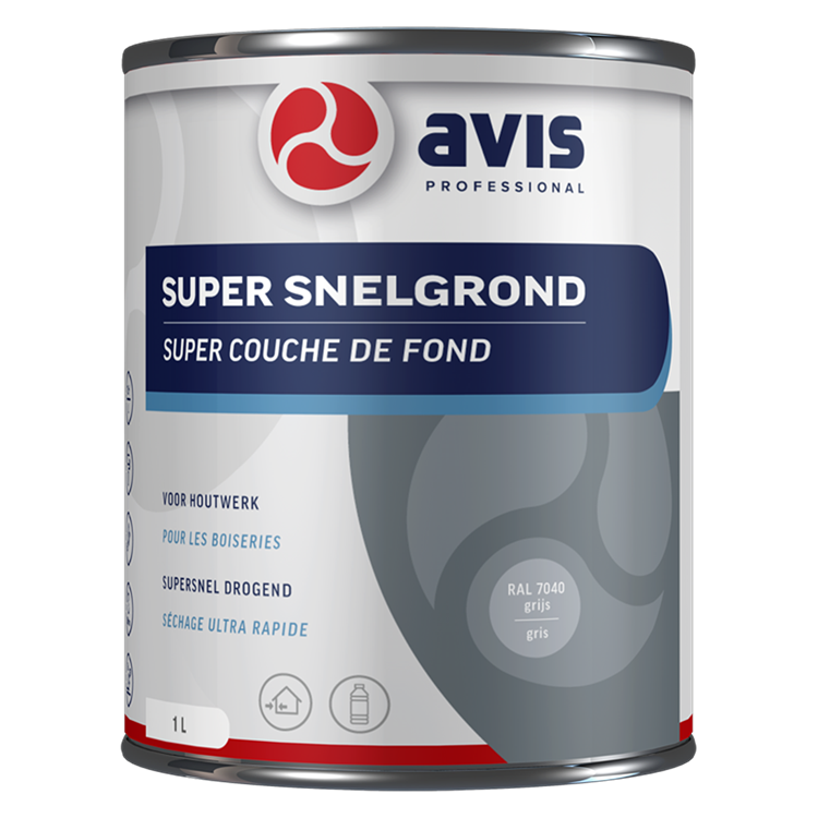 Afbeelding laden in galerijviewer, Avis professional 1074390 - avis snelgrond gr ral7040 1lt | 1 stuks
