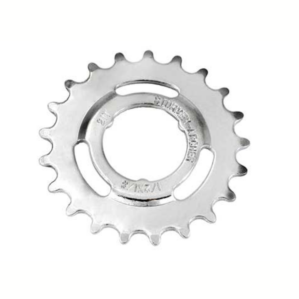 Tandwiel 20 1 8 Sturmey Archer opsteek doorgezet zilver