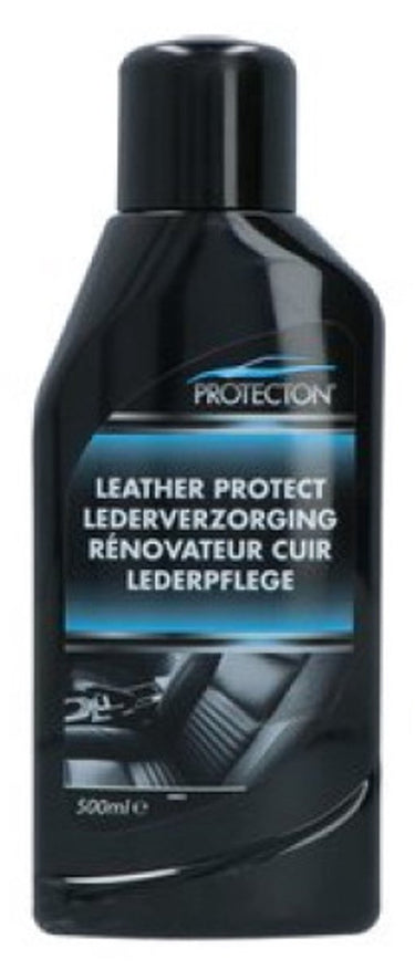 Protecton lederverzorging - voor reinigen van leer en kunstleer – hoog reinigend vermogen - tegen vuil en vlekken - 500ml