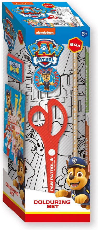Merkloos sans marque paw patrol teken en schrijf toren - creatieve knutselset voor kinderen.