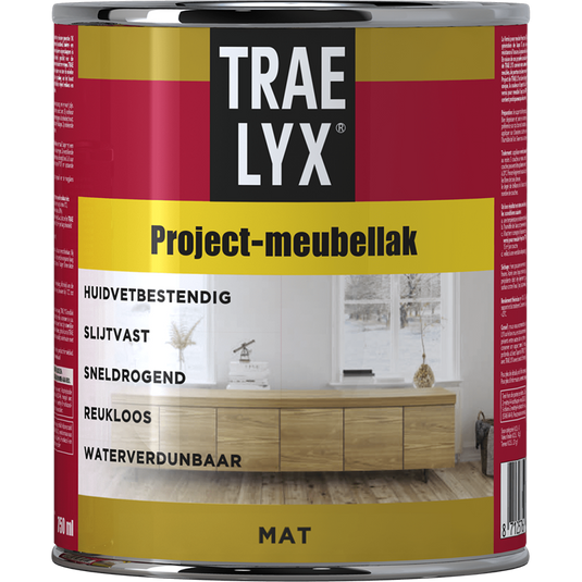 Trae-lyx 1074365 - tl prjct meubellak mat 750 ml | 1 stuks