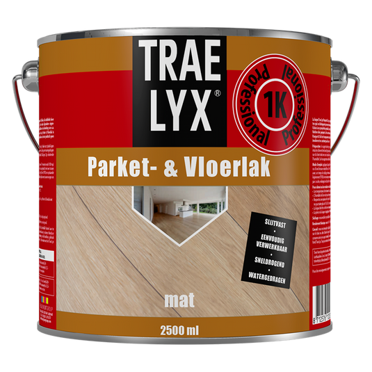 Trae-lyx 1074349 - tl parket- vloerlak mat 2,5 l | 1 stuks