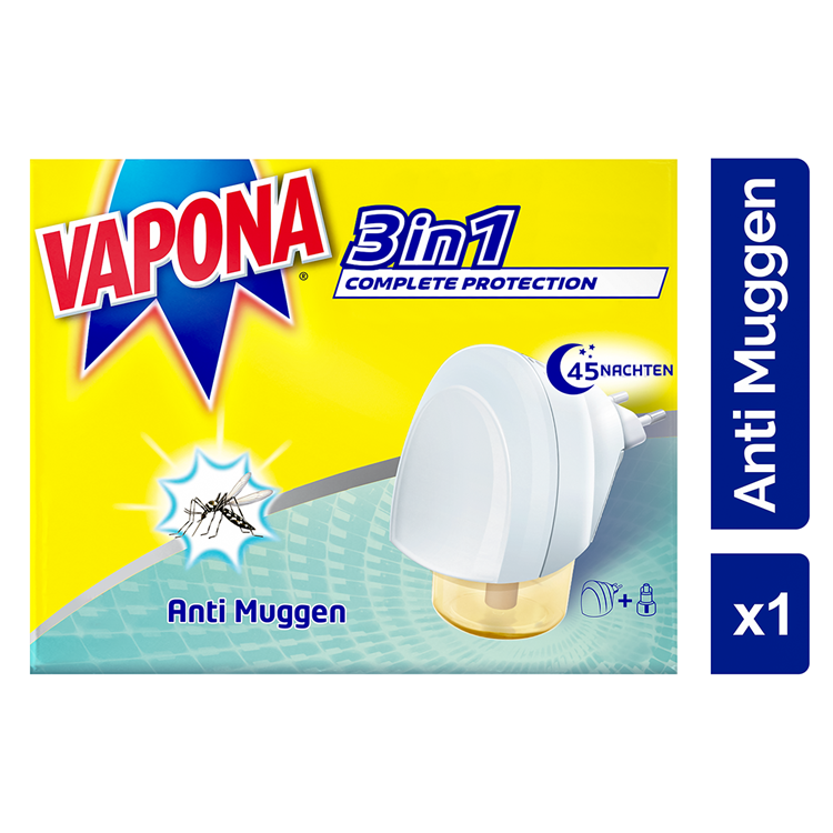 ギャラリービューアに画像をロードする, Vapona 1043187 - anti mug liquid apparaat 45 nachten economy | 5 stuks
