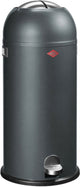 Wesco kickmaster maxi prullenbak | pedaalemmer | 40 liter | metaal - grafiet | vuilnisbak - made in germany