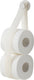 Tiger urban - hangende reserverolhouder - wc rolhouder - toiletrolhouder - zonder boren - wandmontage - boren of lijmen - wit