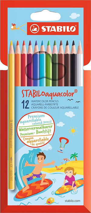 Stabilo aquacolor etui 12 stuks
