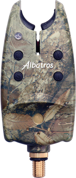 Albatros - camou bite alarm - beetmelder - spatwaterdicht - camou - 4 standen