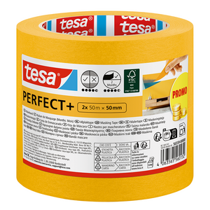 Tesa 1074630 - 2x perfect + 50m:50mm promo | 9 stuks