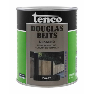 Tenco 1078327 - douglas beits waterbasisdekkend zwart 1l | 1 stuks