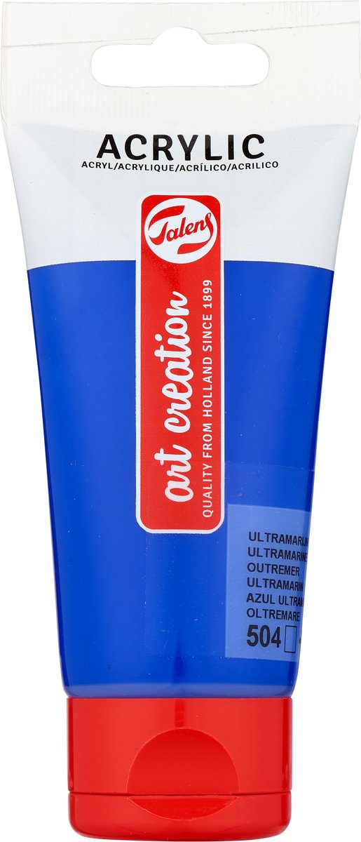 Talens art creation acrylverf tube van 75 ml, utlramarijn (504)