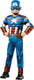 Rubies rubie's kostuum marvel - captain america jongens blauw maat 104