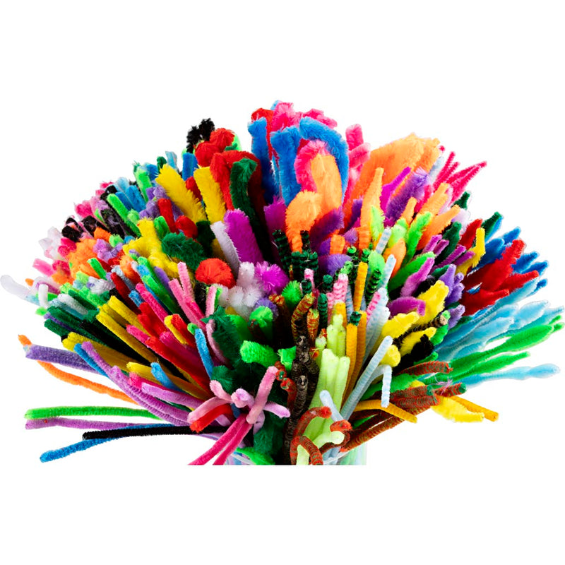 Load image into Gallery viewer, Https: www.cchobby.nl chenille-l-30-cm-dikte-6-15-mm-diverse-kleuren-500-div-1-doos
