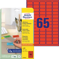 Herkleefbare etiketten avery wit