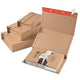 Boekverpakking 60x155x217mm 91 gr bruin