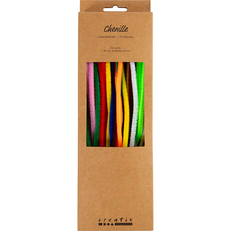 Load image into Gallery viewer, Creativ company chenille draad kleur 30cm, 50st.
