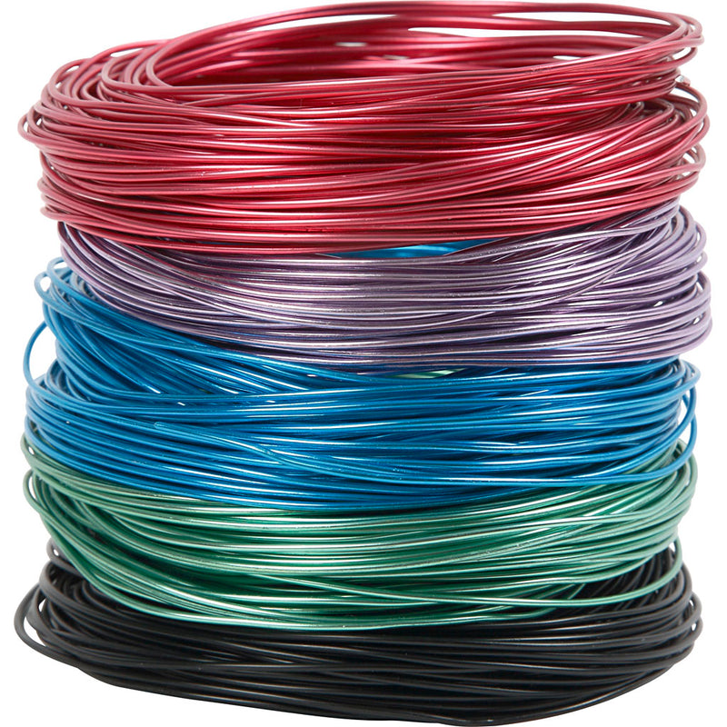 Load image into Gallery viewer, Https: www.cchobby.nl alu-draad-dikte-1-5-mm-diverse-kleuren-100-m-5x20-m-1-doos
