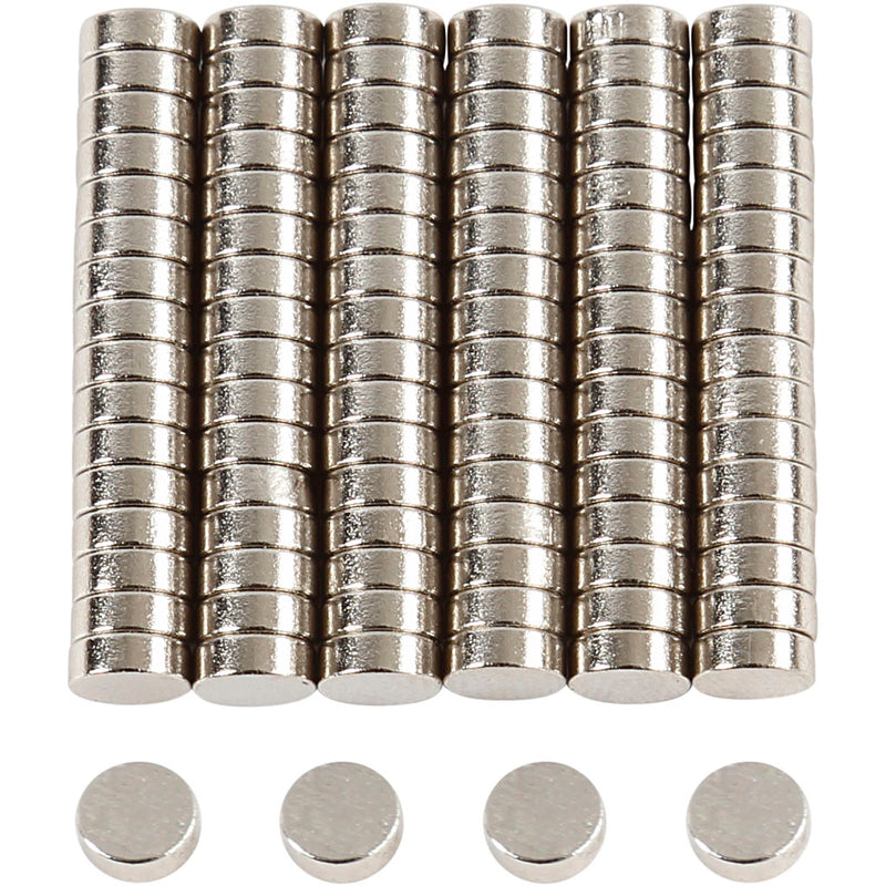 Load image into Gallery viewer, Https: www.cchobby.nl krachtige-magneten-ndfeb-d-5-mm-dikte-2-mm-100-stuk-1-doos
