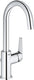 Grohe start flow wastafelkraan - waterbesparend - draaibare uitloop - met waste - chroom