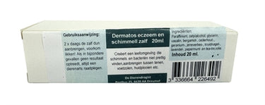 Dierendrogist Dermatos eczeem schimmelzalf
