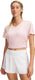 Under armour tech short sleevev- twist dames sportshirt - roze