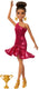 Barbie mattel ballroomdanser pop met accessoires en gouden details.