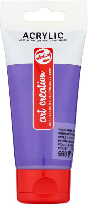 Talens art creation acrylverf tube 75 ml, permanent blauwviolet (568)