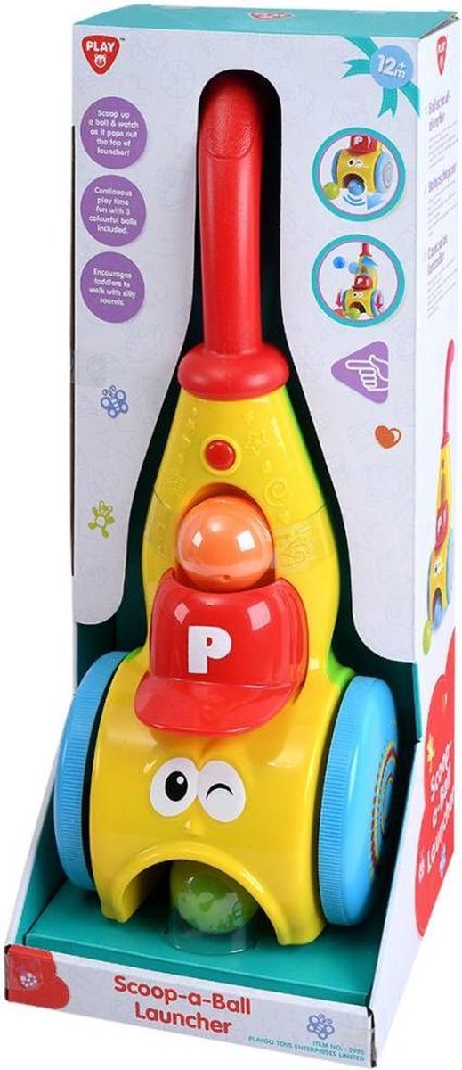 Afbeelding laden in galerijviewer, Playgo scoop-a-ball werper geel 2995
