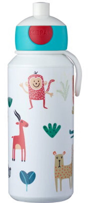 Mepal drinkfles pop-up animal friends 400ml