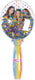 Totum k3 glitter kinder haar borstel - speelgoed meisjes junior vanaf 3 jaar- met bewegende glitters - studio 100 kids beauty