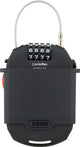 Abus speciaal slot combiflex 2503 120 + houder uch 2503 - geschikt als bagagebeveiliging, skislot, helmbeveiliging - 120 cm staalkabel - met cijfercode - zwart