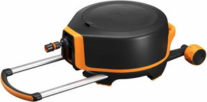 Fiskars 1071996 - automatische slanghaspel xl met wielen incl, 20m tuinslang | 1 stuks