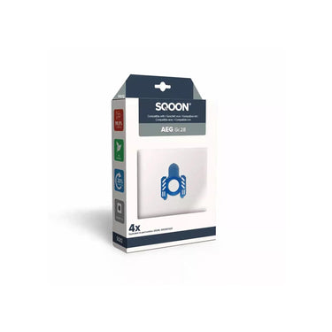 Sqoon stofzuigerzak aeg gr28s doos a 4 stuks