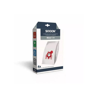 Sqoon stofzuigerzakken voor miele fjm 4 stuks