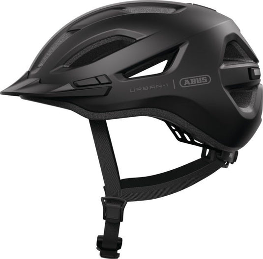 Abus fietshelm urban-i 4.0 lr velvet black l - 57-61 cm - zwart - geschikt voor gebruik op elektrische fietsen - stadsfietsen - 280 g