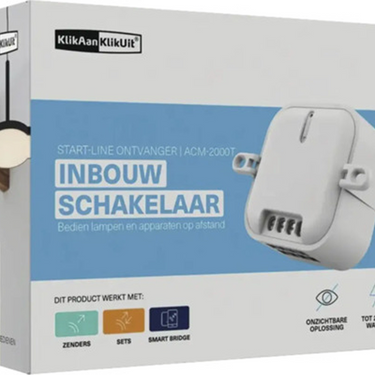 Klikaanklikuit 1078307 - acm-2000t inbouwschakel inbouwschakelaar 2000w | 1 stuks