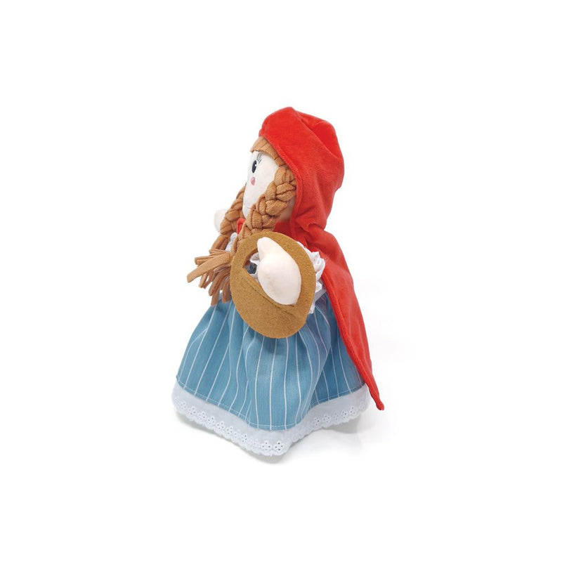 Afbeelding laden in galerijviewer, Handpop roodkapje. 25 cm. 3+
