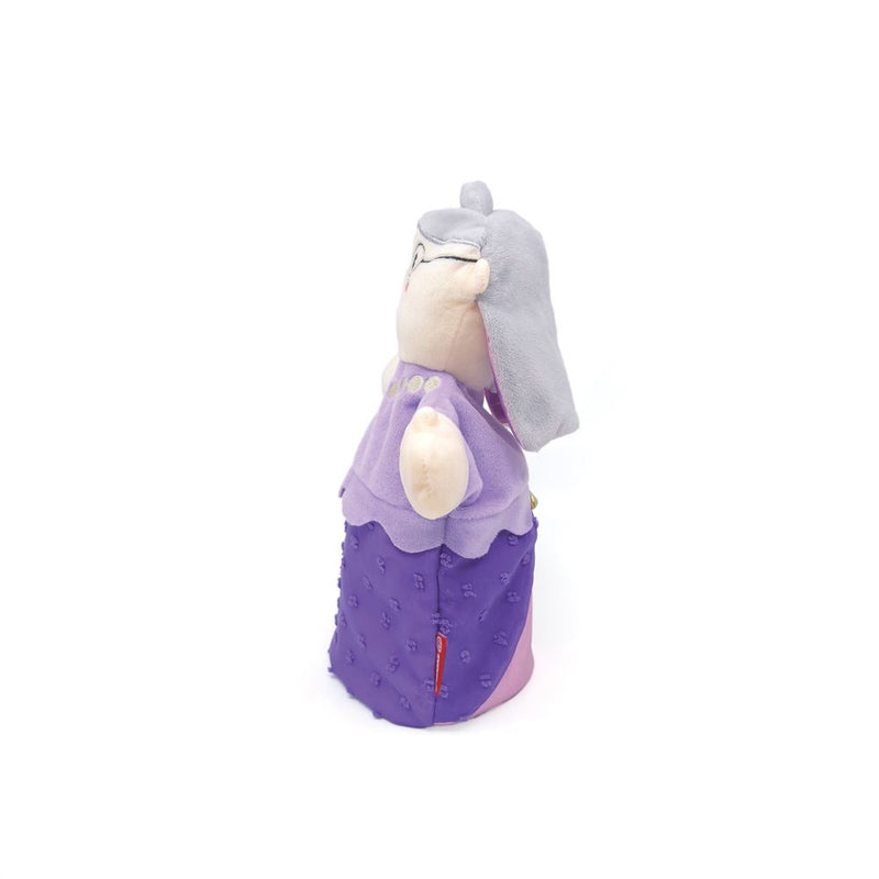 Afbeelding laden in galerijviewer, Dubbelgezichte handpop oma fee. 25 cm. 3
