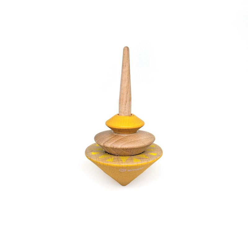 ギャラリービューアに画像をロードする, Houten tol geom geel. 8 x 5 x 15 cm. 5+
