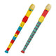 Houten blokfluit 32 cm. 2 ass. 3+
