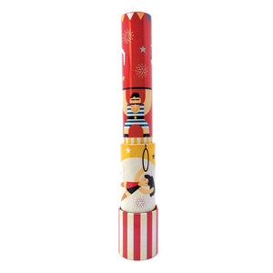 Kaleidoscope tin, circus rood geel.3+
