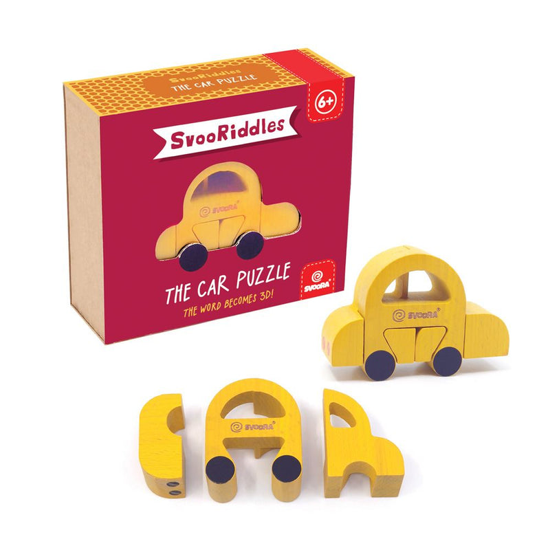 Afbeelding laden in galerijviewer, Svooriddles de car puzzel. 6+
